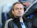 West Bromwich Albion head coach Steve Clarke during the match against Stoke City on December 1, 2012