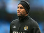 Manchester City defender Maicon before his sides match with Manchester United on December 9, 2012
