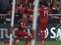 Portugal's Helder Postiga celebrates after scoring against Russia during the World Cup qualifying match on June 7, 2013