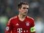 Bayern Munich's Philipp Lahm in action on April 10, 2013