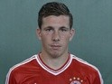 Bayern's Pierre Hojbjerg at photocall on July 13, 2013