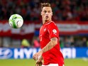 Austria's Marko Arnautovic in action against Ireland during their World Cup qualifying match on September 10, 2013