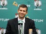 New Celtics coach Brad Stevens meets the media on July 5, 2013