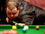 Stephen Lee at the table during the Masters against Mark Selby on January 18, 2012