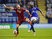Derby's Conor Sammon and Leicester's Zoumana Bakayogo battle for the ball during their League Cup match on September 24, 2013