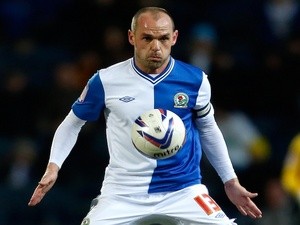 Danny Murphy of Blackburn in action during the npower Championship match between Blackburn Rovers and Bolton Wanderers at Ewood Park on November 28, 2012