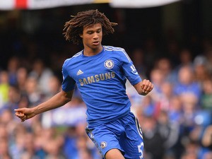 Nathan Ake of Chelsea in action during the Barclays Premier League match between Chelsea and Everton at Stamford Bridge on May 19, 2013