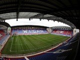 A general shot of Wigan Athletic's DW Stadium on March 19, 2011