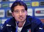 Riccardo Montolivo of Italy speaks to the media during press conference at Coverciano on November 13, 2013