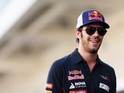 Jean-Eric Vergne of France and Scuderia Toro Rosso attends the drivers parade before the United States Formula One Grand Prix at Circuit of The Americas on November 17, 2013