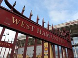 A General view of the Boleyn Ground before the Barclays Premier League match between West Ham United and Fulham at Boleyn Ground on November 30, 2013