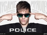 Brazilian football player Neymar poses in Police sunglasses as part of their new 2014 eyewear campaign