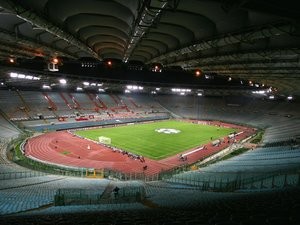 A general view of the Stadio Olimpico on November 03, 2004.