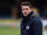 Mike Ford, head coach of Bath looks on before the Aviva Premiership match between Bath and Newcastle Falcons at the Recreation Ground on February 8, 2014