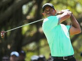 Tiger Woods at the fifth hole during the third round of the World Golf Championships-Cadillac Championship on March 8, 2014