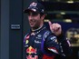 Daniel Ricciardo of Red Bull gives the thumbs up after finishing second during qualifying for the Australian Formula One Grand Prix on March 15, 2014