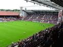 A general view of Tynecastle Stadium, home to Heart of Midlothian on September 2, 2012