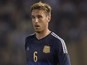 Argentina's midfielder Lucas Biglia controls the ball during a friendly football match against Trinidad and Tobago at the Monumental stadium in Buenos Aires, Argentina on June 4, 2014