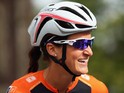 Lizzie Armitstead of Boels-Dolmans Cycling Team waits at the start of the Elite Women British National road race championships on June 29, 2014