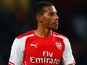 Isaac Hayden of Arsenal look down during the Capital One Cup Third Round match between Arsenal and Southampton on September 23, 2014