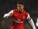 Serge Gnabry in action for Arsenal on January 24, 2014