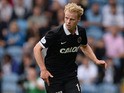 Gary Mackay-Steven of Dundee United during a pre-season friendly match between Leeds United and Dundee United at Elland Road on August 2, 2014 