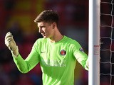 Goalkeeper Nick Pope of Charlton Athletic during the Sky Bet Championship match between Charlton Athletic and Ipswich Town at The Valley on November 29, 2014