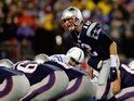 Tom Brady of the New England Patriots prepares for the snap during Q1 of the AFC Championship game on January 18, 2015