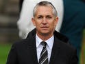 Former England footballer Gary Lineker leaves a Thanksgiving Service to remember the life of former England football manager Sir Bobby Robson on September 29, 2009