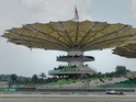 Mercedes driver Lewis Hamilton of Britain takes part in the third practice session of the Formula One Malaysian Grand Prix in Sepang on March 23, 201