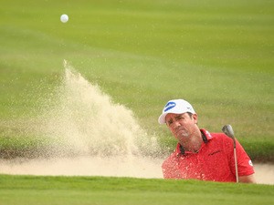 Scott Hend of Australia in action durint the second round of the 2015 True Thailand Classic at Black Mountain Golf Club on February 13, 2015