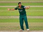 Samit Patel of Nottinghamshire appeals in vain for a wicket during the Royal London One-Day Cup Quarter Final match between Nottinghamshire Outlaws and Derbyshire at Trent Bridge on August 26, 2014