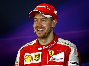 Sebastian Vettel of Germany and Ferrari attends the post-race press conference after the Australian Formula One Grand Prix at Albert Park on March 15, 2015
