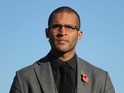 Former Northampton Town player Clarke Carlisle before the FA Cup First Round match between Bishop's Storford and Northampton Town ProKit UK stadium on November 10, 2013