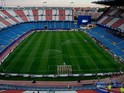 View of the pitch, prior to start the UEFA Champions League group A match between Club Atletico de Madrid and Malmo FF at Vicente Calderon stadium on October 22, 2014