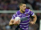 Anthony Gelling of Wigan Warriors during the First Utility Super League Grand Final between St Helens and Wigan Warriors at Old Trafford on October 11, 2014