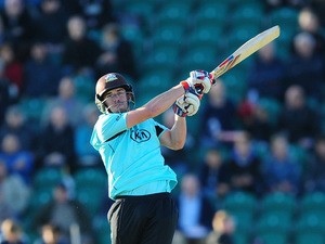 Moises Henriques of Surrey bats during the NatWest T20 Blast match between Kent and Surrey at The County Ground on May 29, 2015