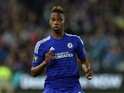 Chelsea's Charly Musonda enters onto the field of play against Sydney FC at the ANZ Stadium in Sydney on June 2, 2015