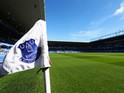 A general view inside the stadium prior to the Barclays Premier League match between Everton and Manchester United at Goodison Park on April 26, 2015