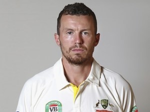 Peter Siddle poses during an Australia portrait session in May 2015