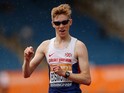 Tom Bosworth of Tonbridge AC wins the men's 5000m walk on day three of the Sainsbury's British Championships at Birmingham Alexander Stadium on July 5, 2015