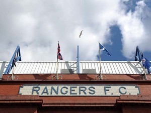 A general view prior to the Clydesdale Bank Premier League match between Rangers and Hearts at Ibrox Stadium on July 23, 2011