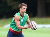 Henry Slade in action during an England training session on August 4, 2015