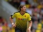 Sebastian Prodl of Watford during the Barclays Premier League match between Watford and West Bromwich Albion at Vicarage Road on August 15, 2015