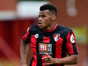 AFC Bournemouth defender Tyrone Mings in action during the Pre season friendly match between Exeter City and AFC Bournemouth at St James Park on July 18, 2015