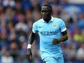 Bacary Sagna of Manchester City in action during the Barclays Premier League match between Everton and Manchester City on August 23, 2015