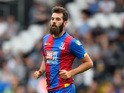 Joe Ledley of Crystal Palace in action during a Pre Season Friendly between Fulham and Crystal Palace at Craven Cottage on August 1, 2015