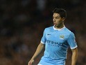 Samir Nasri of Manchester City during the Barclays Premier League match between West Bromwich Albion and Manchester City at The Hawthorns on August 10, 2015