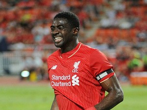 Kolo Toure of Liverpool in action during the international friendly match between Thai Premier League All Stars and Liverpool FC at Rajamangala Stadium on July 14, 2015