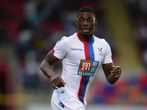 Sullay Kaikai of Crystal Palace in action during the pre season friendly match between Dagenham and Redbridge and Crystal Palace at Victoria Road Stadium on August 3, 2015